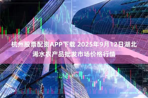 杭州股票配资APP下载 2025年9月12日湖北浠水农产品批发市场价格行情